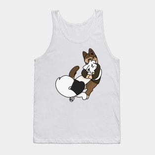 Catified Dwight and Angela Tank Top